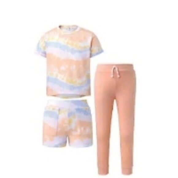 JESSICA SIMPSON Pajama Set 3-Piece Multi Colored - Picture 1 of 1
